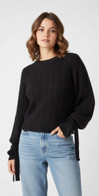 Go Casually Women's Black Cardigan