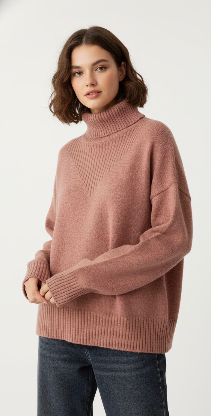 Go Casually Women's Dusky Pink Pullover