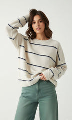 Go Casually Women's White Pullover