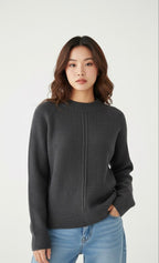 Go Casually Women's Dark Grey Pullover