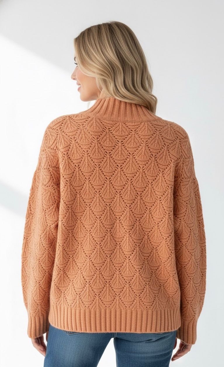 Go Casually Women's Orange Pullover