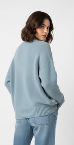 Go Casually Women's Sky Blue Pullover