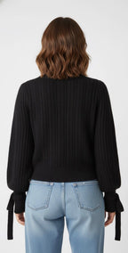 Go Casually Women's Black Cardigan