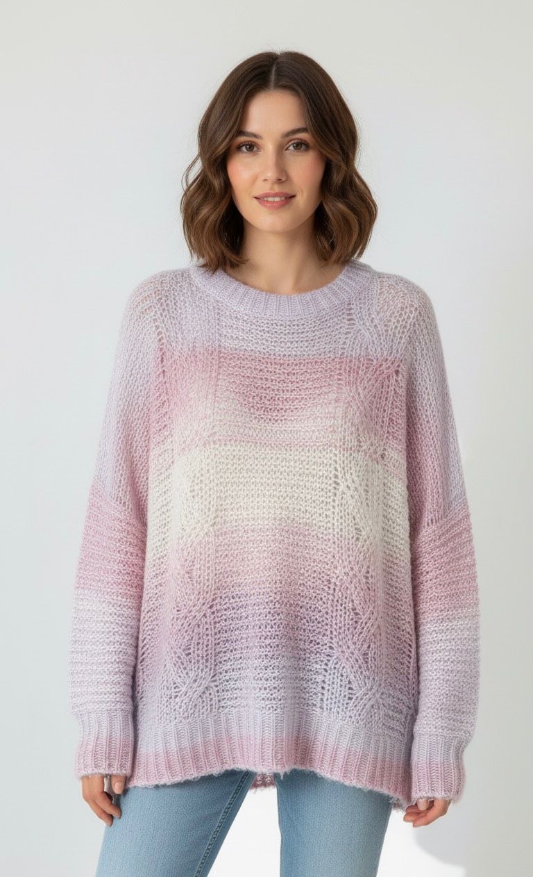 Go Casually Women's Purple Cardigan