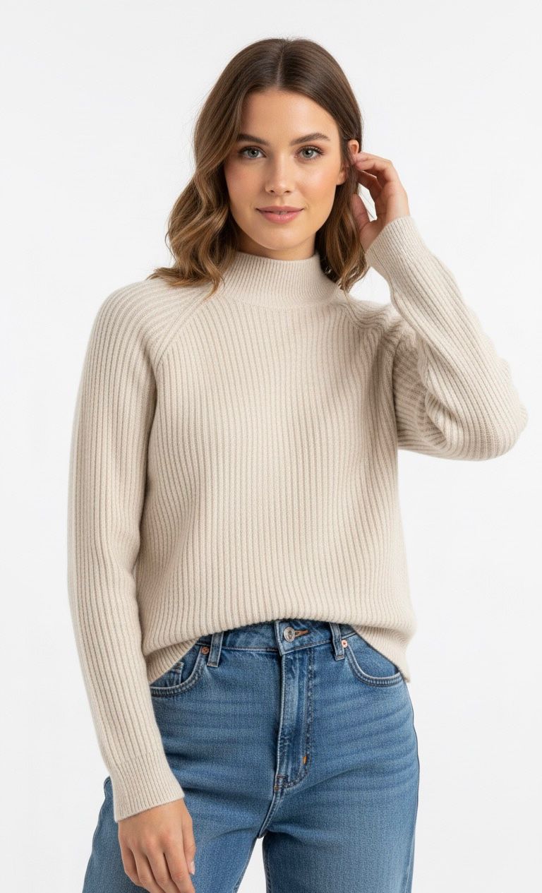 Go Casually Women's White Pullover