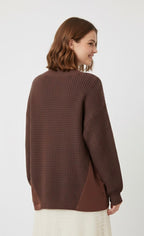 Go Casually Women's Brown Pullover