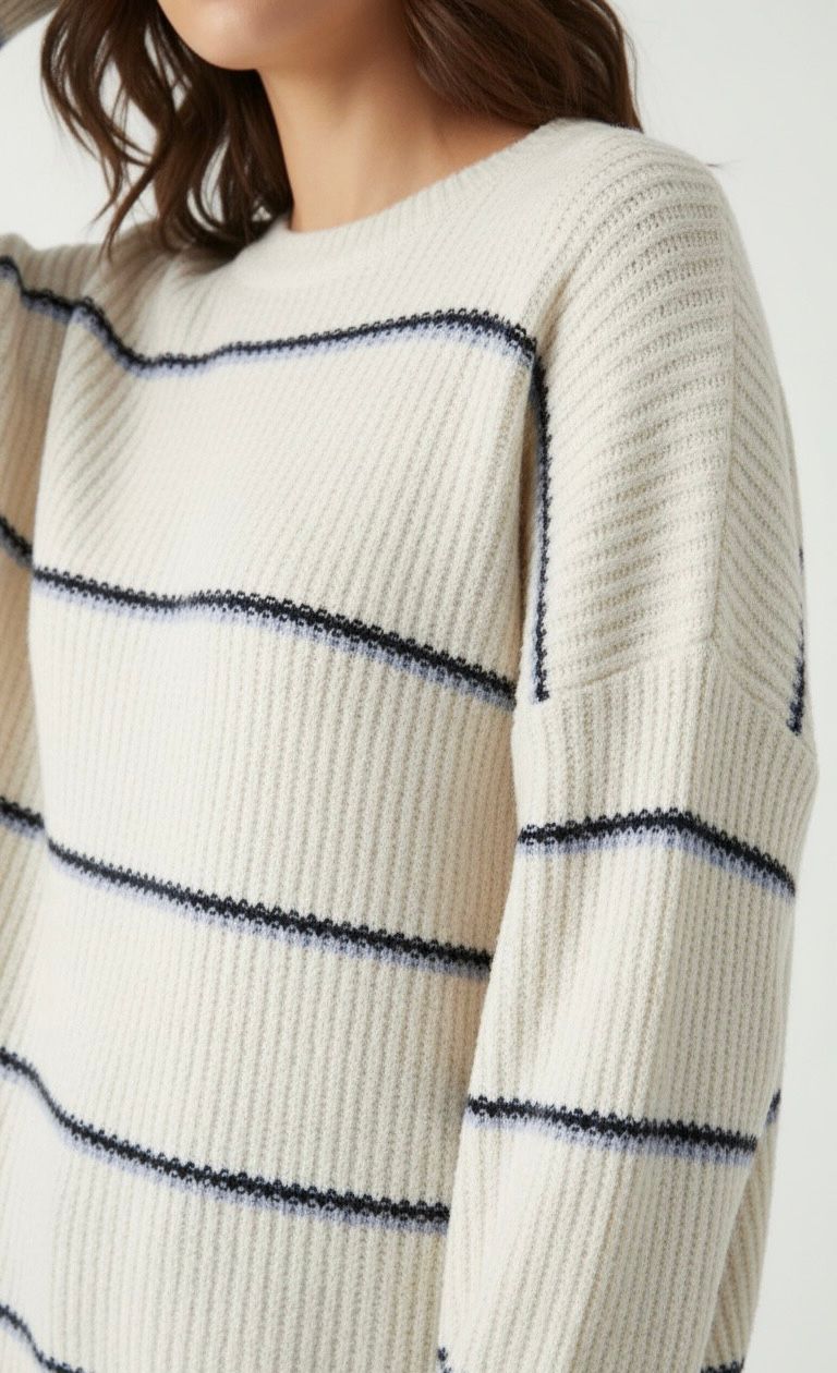 Go Casually Women's White Pullover