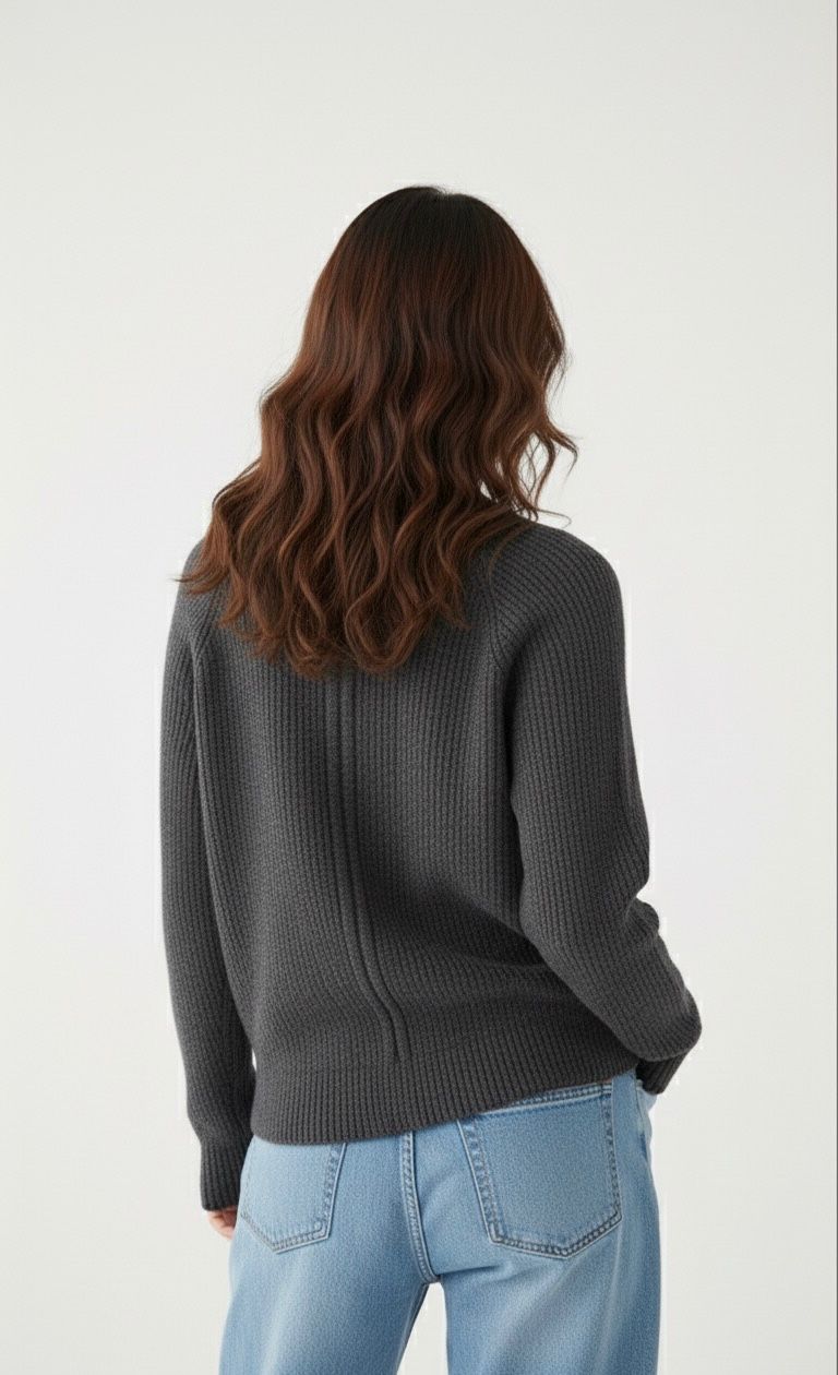 Go Casually Women's Dark Grey Pullover