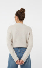 Go Casually Women's White Cardigan