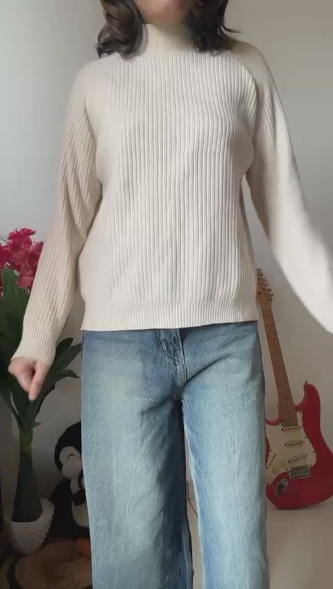 Go Casually Women's White Pullover