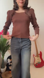 Go Casually Women's Knitted Fit Top