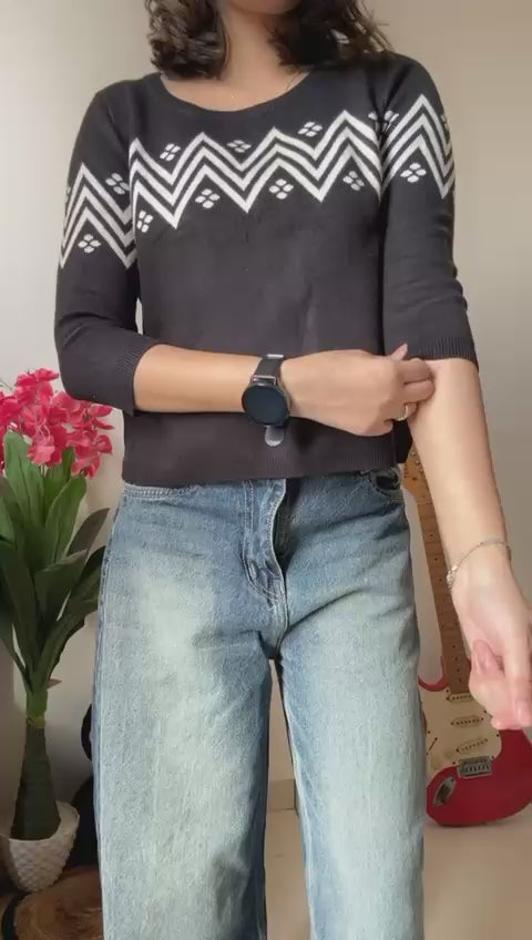 Go Casually Women's Fitted Winter Top