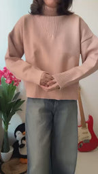 Go Casually Women's Dusky Pink Pullover