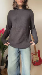 Go Casually Women's Black Pullover