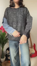 Go Casually Women's Black Pullover