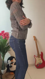 Go Casually Women's Grey Cardigan