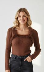 Go Casually Women's Knitted Fit Top
